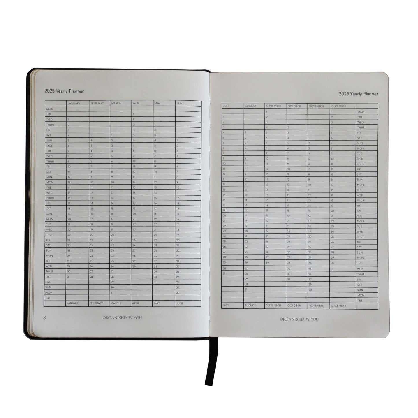 Brown Leather 2025 Diary A5