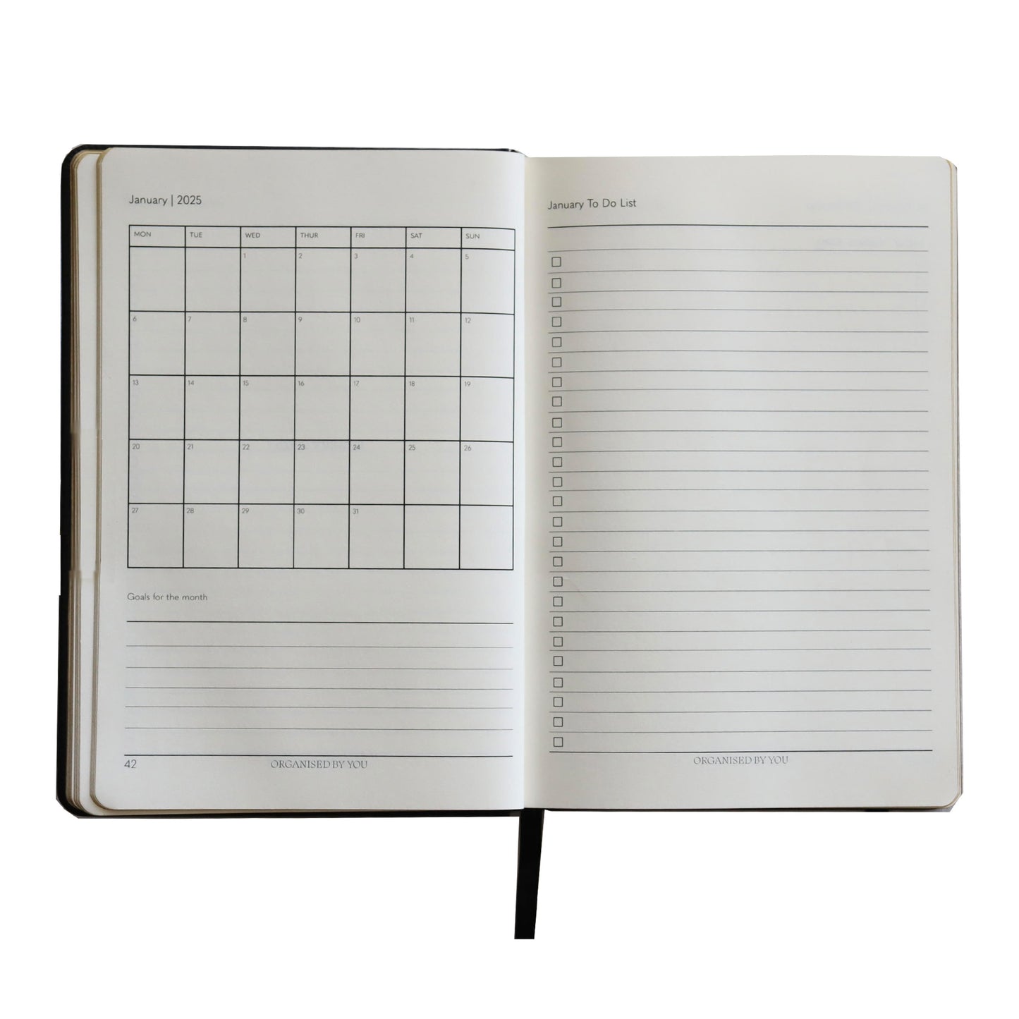Brown Leather 2025 Diary A5